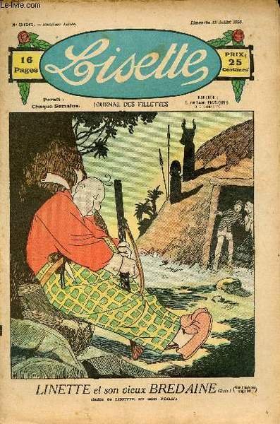 Lisette - n� 366 - 15 juillet 1928 - Mademoiselle …