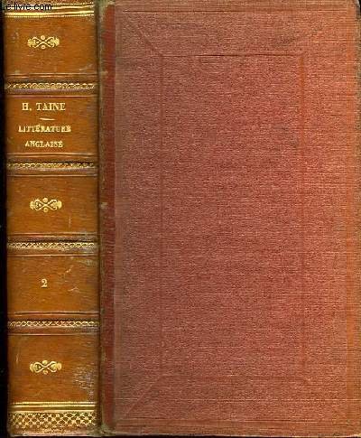 Histoire de la Littérature Anglaise. TOME II