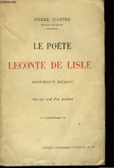 Le poète Leconte de Lisle.