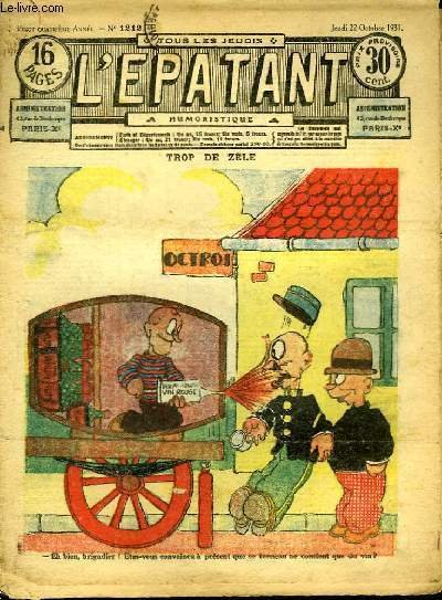 L'Epatant n°1212, 24ème année : Trop de Zèle.