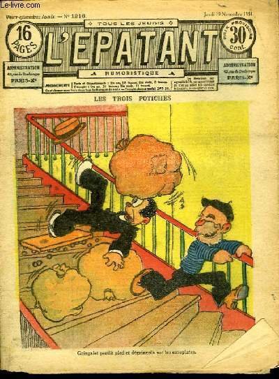 L'Epatant n°1216, 24ème année : Les trois potiches.