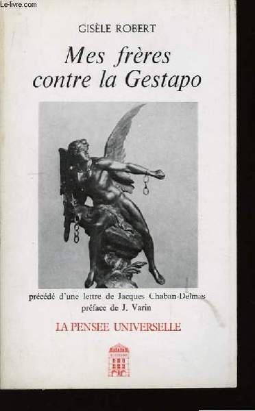 Mes frères contre la Gestapo