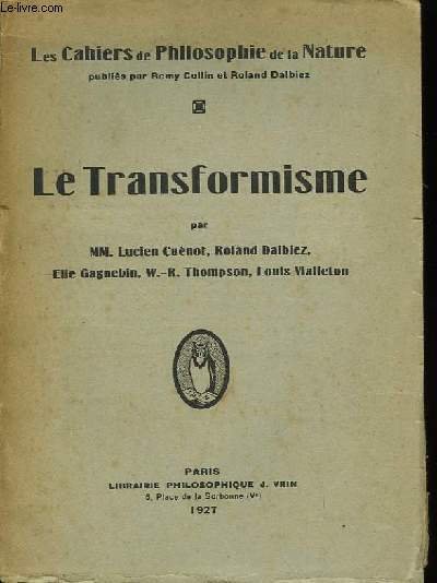 Le Transformisme.