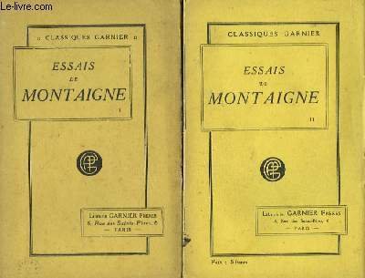 Essais de Montaigne. En 2 TOMES