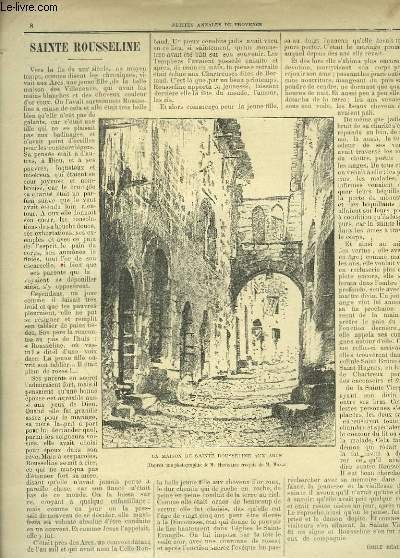 Petites Annales de Provence. N°23, 1ère année. | Immagine principale