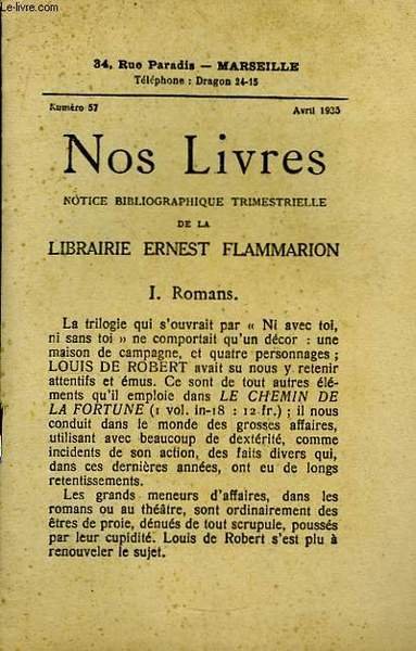 Nos Livres. N°57 | Immagine principale