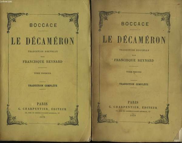 Le Décaméron. En 2 TOMES