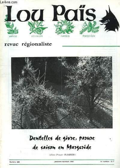 Lou Païs, n°288 : Dentelles de givre, parure de saison … | Immagine principale