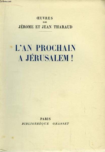 L'an prochain à Jérusalem ! | Immagine principale