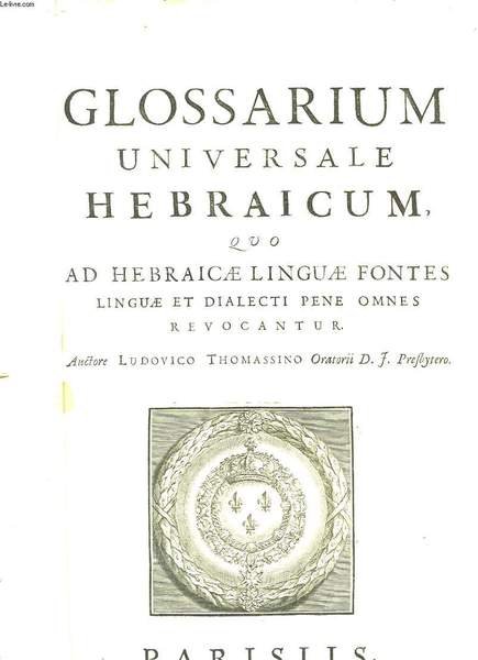 Glossarium Universale Hebraicum.