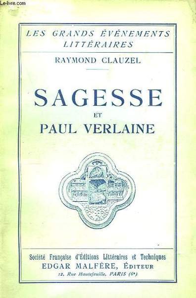 Sagesse et Paul Verlaine.