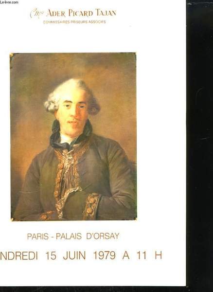 Catalogue de Vente aux Enchères publiques du 15 juin 1979 | Immagine principale