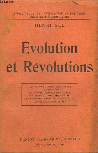 Evolution et Révolutions