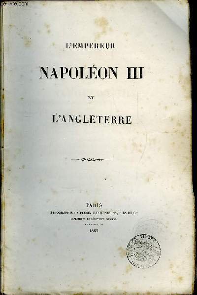 L'Empereur Napoléon III et l'Angleterre | Immagine principale