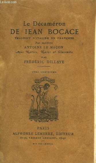 Le Décaméron. TOME 4