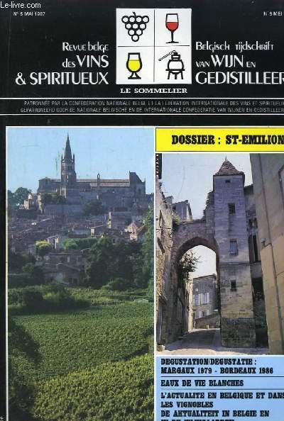 Revue belge des Vins & Spiritueux. N°5 : Le Sommelier.