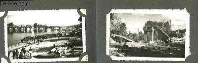 Petit carnet de 9 photographies originales, en noir et blanc, …
