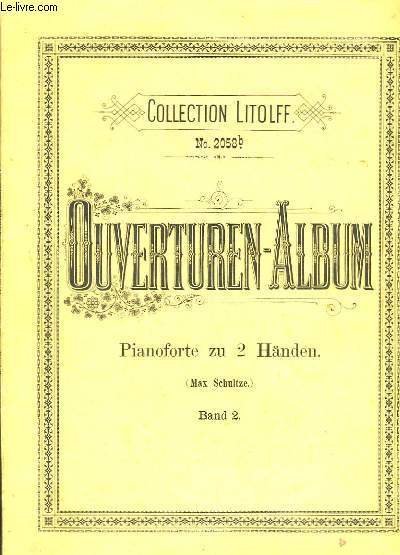 Ouverturen-Album. Pianoforte zu 2 Händen. Band 2