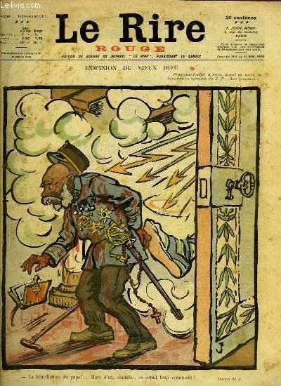 Le Rire Rouge N°109 : L'opinion du vieux, de J. - Les ménages sans enfants, de Ch. Genty.