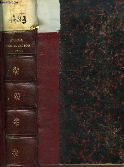 Journal d'un Bourgeois de Paris pendant la Révolution Française (Année …