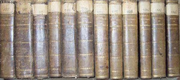 Oeuvres complètes de Chateaubriand. EN 12 TOMES : Essai historique … | Immagine principale