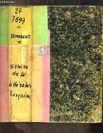 Histoire de la Littérature Française, depuis ses origines jusqu'à nos …