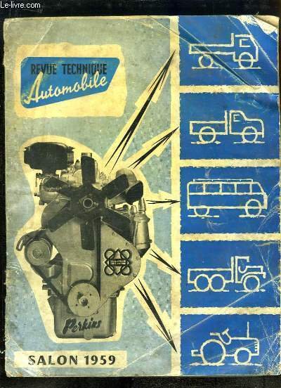 Revue Technique Automobile N°162 : Salon 1959