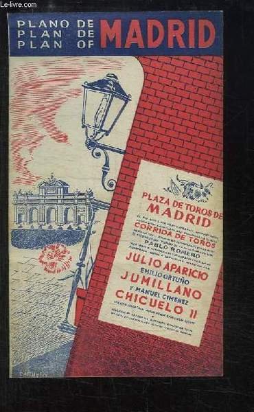 Brochure dépliante "Plano de Madrid - Plan de Madrid - …
