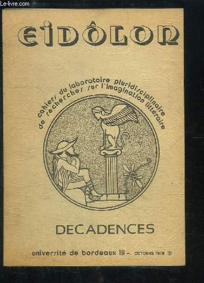 Eidolon. N°9 : Décadences. | Immagine principale