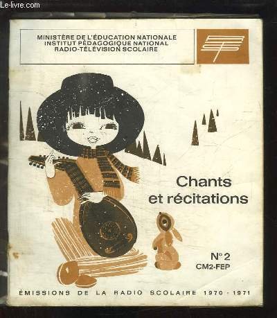 Recueil de Chants et de Textes de Récitation. Livret N°2, … | Immagine principale