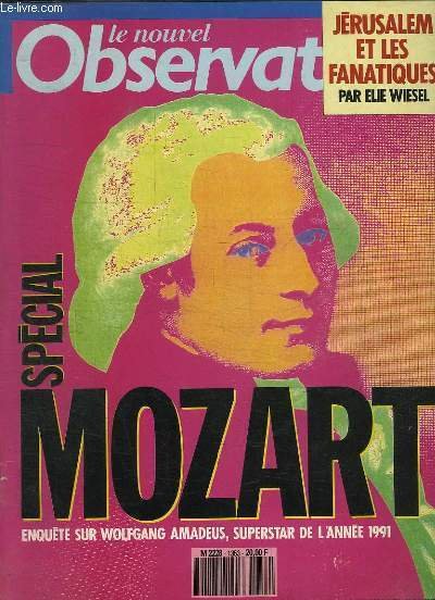 Le Nouvel Observateur n°1353 : Spécial Mozart. Enquête sur Wolfgang … | Immagine principale