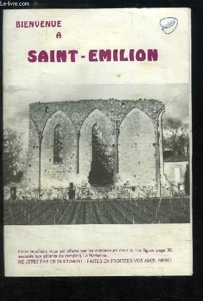 Bienvenue à Saint-Emilion