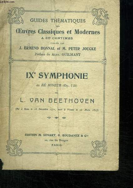 IXe Symphonie en Ré Mineur (Op. 125)