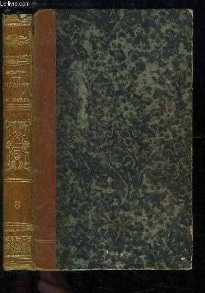 Histoire physique, civile et morale de Paris. TOME 8 | Immagine principale