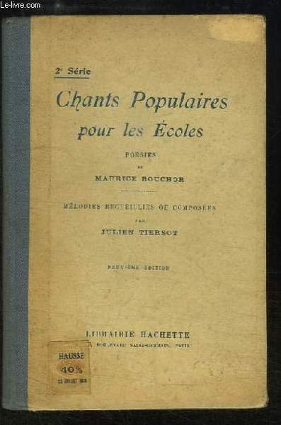 Chants Populaires pour les Ecoles. 2ème série | Immagine principale