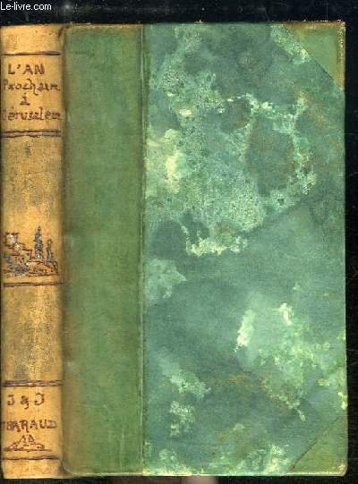L'an prochain à Jérusalem !