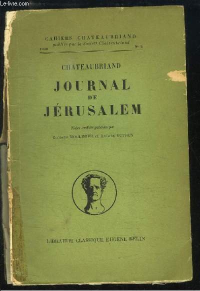 Journal de Jérusalem