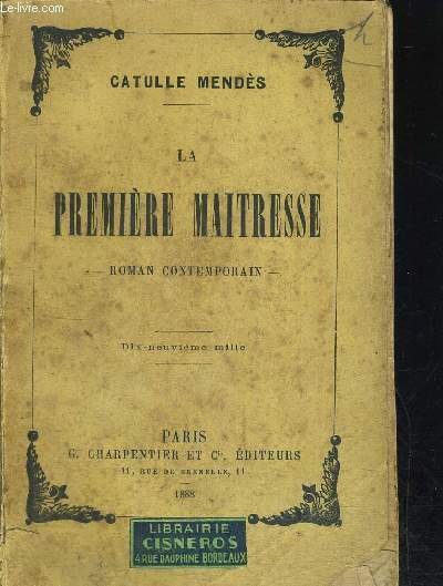 LA PREMIERE MAITRESSE