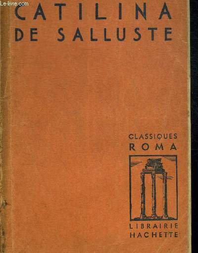 CATILINA DE SALLUSTE - OUVRAGE EN LATIN