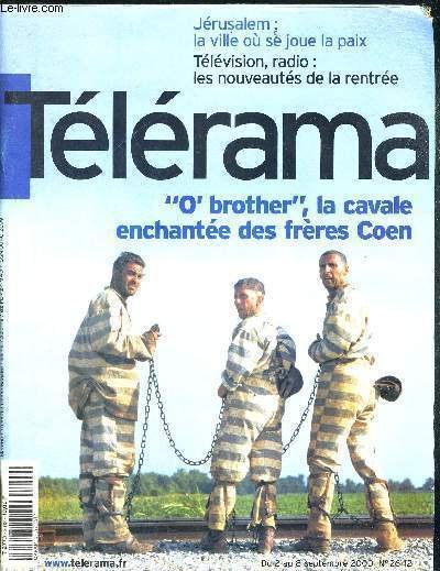 TELERAMA N°2642 - O'BROTHER, LA CAVALE ENCHANTEE DES FRERES COEN … | Immagine principale
