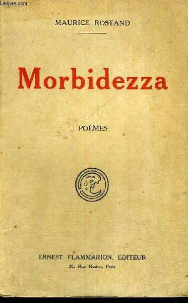 MORBIDEZZA + ENVOI DE L'AUTEUR | Immagine principale