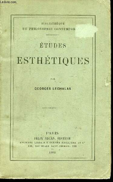 ETUDES ESTHETIQUES