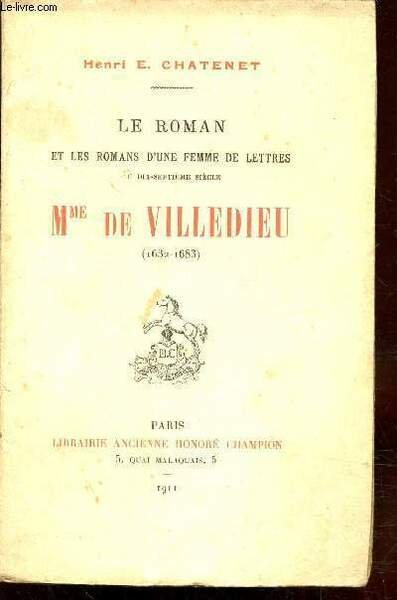 LE ROMAN ET LES ROMANS D'UNE FEMME DE LETTRES - …