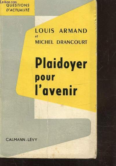 PLAIDOYER POUR L'AVENIR