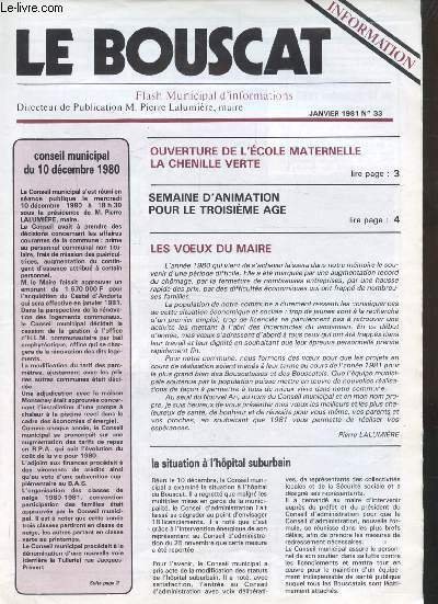 LE BOUSCAT - FLASH MUNICIPAL D'INFORMATIONS - N° 33 - …