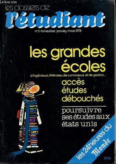 LES DOSSIERS DE L'ETUDIANT - N° 3 - JANVIER/MARS 1978