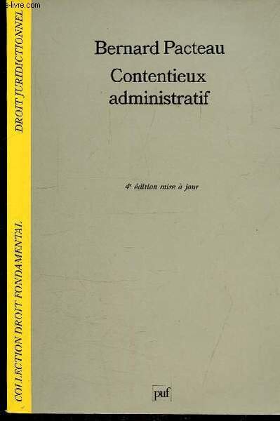 CONTENTIEUX ADMINISTRATIF -