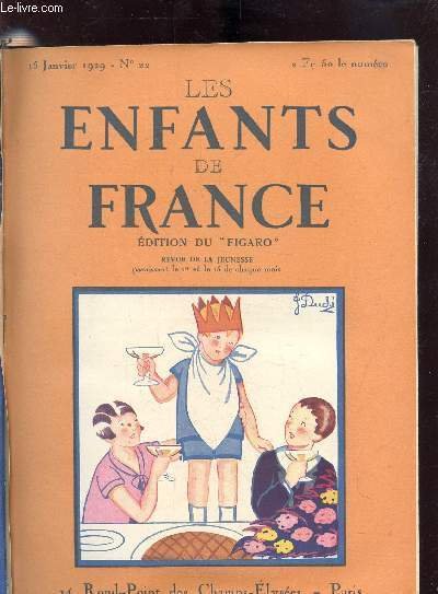 LES ENFANTS DE FRANCE - 15 JANVIER 1929 - N° …