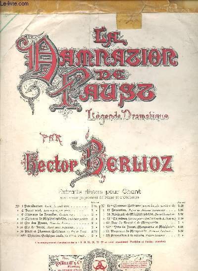La damnation de Faust - Invocation à la nature - n°22- 11607.(22) R.