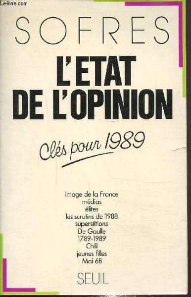 L'état de l'opinion, clés pour 1989